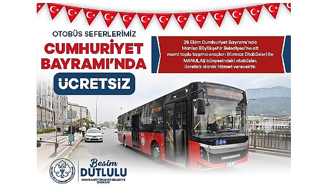 29 ekimde ulasim ucretsiz olacak