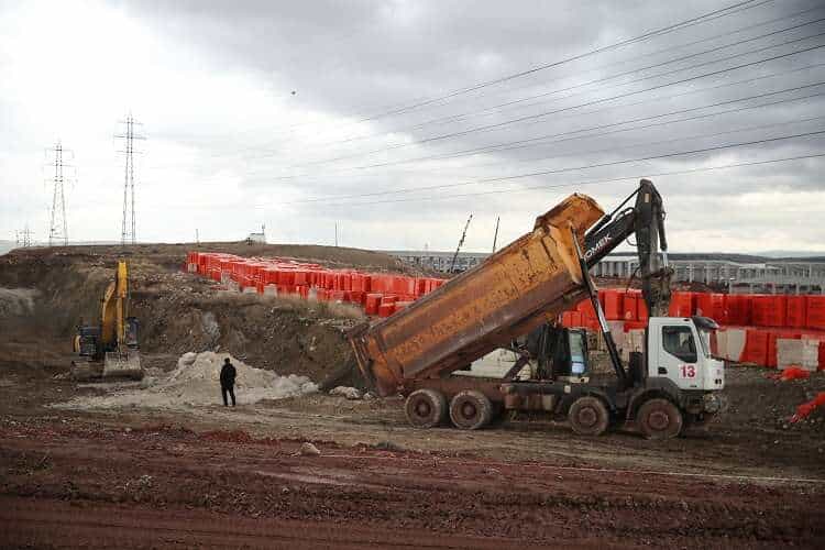 Kütahya Yeni Sanayi Sitesi'nde İlerleyen Çalışmalar