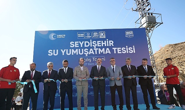 baskan altay seydisehire kazandirilan 65 milyon liralik su yumusatma tesisini acti