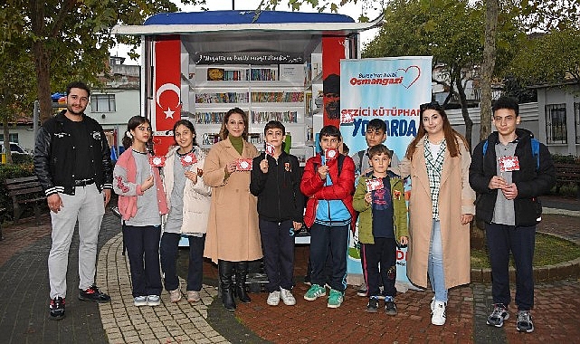 gezici kutuphaneden cocuklara ozel bayram turu