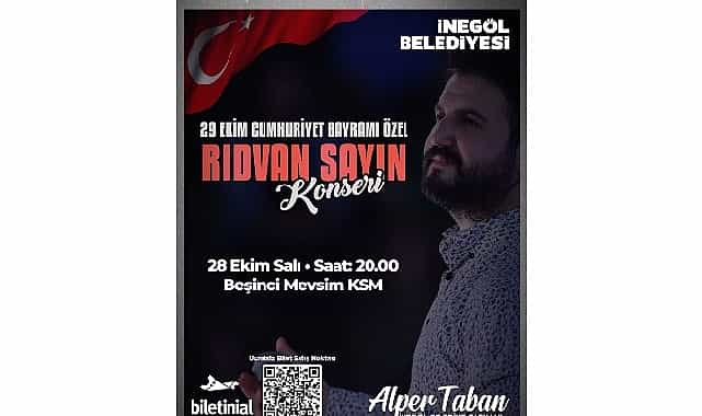 inegol belediyesinden cumhuriyet bayrami ozel konseri