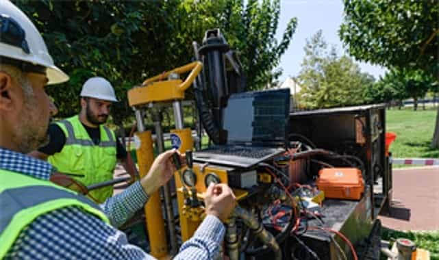 zemin arastirmalari icin 32 bin deney yapildi