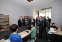 bakan bak hasan dogan bilgievi ve sporcu egitim merkezini gezdi