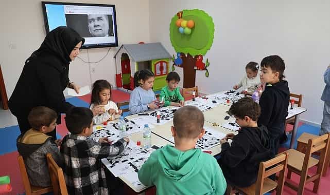 cocuklara ozel ara tatil etkinlik atolyesine 30 cocuk katildi