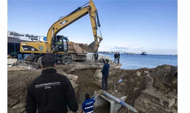 focada dere yatagina yapilan kanal taskini onledi