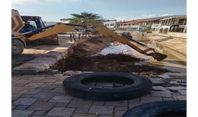 focada rekor yagis sonrasi dere temizligi ve alt yapi calismalari hiz kazandi