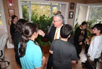 gelecegin muzisyenlerinden baskan topalogluna ogretmenler gunu surprizi