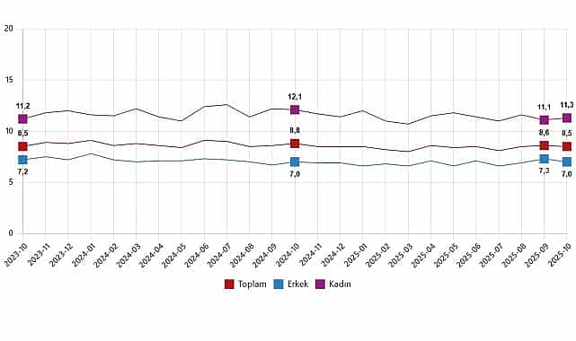 isgucu istatistikleri ekim 2025