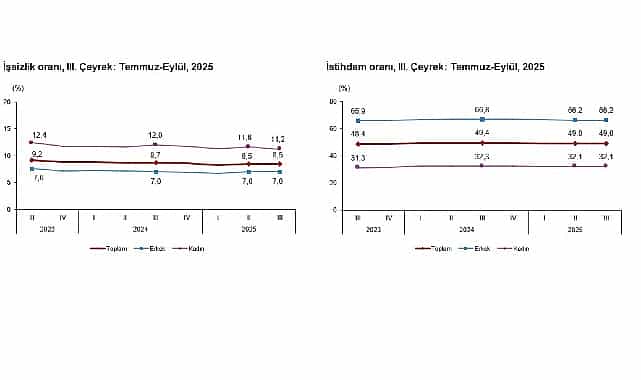 isgucu istatistikleri iii ceyrek temmuz eylul 2025