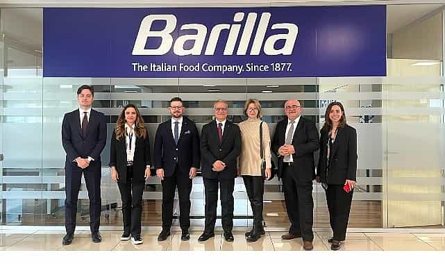 italya ankara buyukelcisi barilla bolu fabrikasinda ziyaret etti