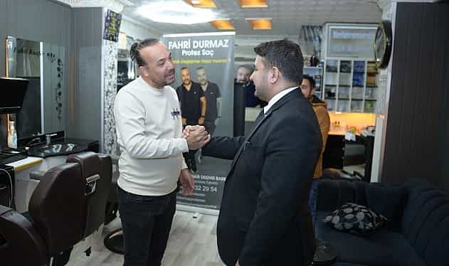 kahramankazan belediye baskani selim cirpanoglu esnaf ziyaretlerine devam ediyor