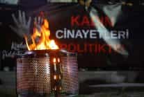 karabaglar kadina yonelik siddete karsi tek ses tek yurek