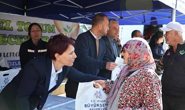 kocarlida kislik fide dagitimina vatandaslardan yogun ilgi