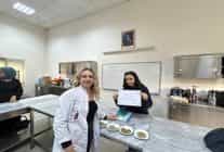 meslek fabrikasinda sertifika sevinci