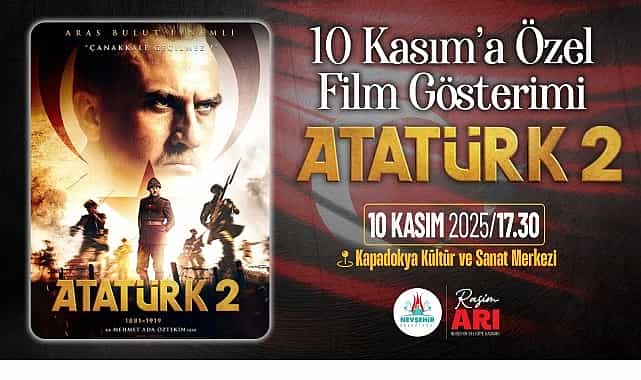 nevsehir belediyesinden 10 kasima ozel film gosterimi