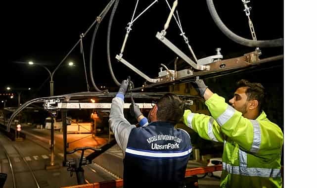 tramvayda 7 24 durmaksizin hizmet