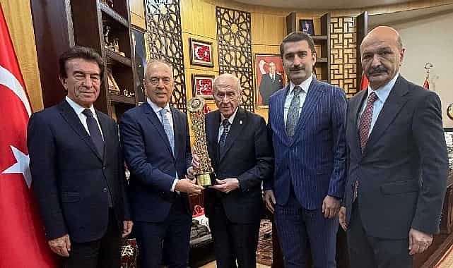 turkiye bisiklet federasyonundan mhp genel baskani devlet bahceli ziyareti