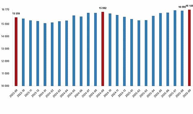 ucretli calisan istatistikleri eylul 2025