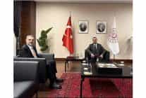 baskan vekili akin bakan kaciri ziyaret etti