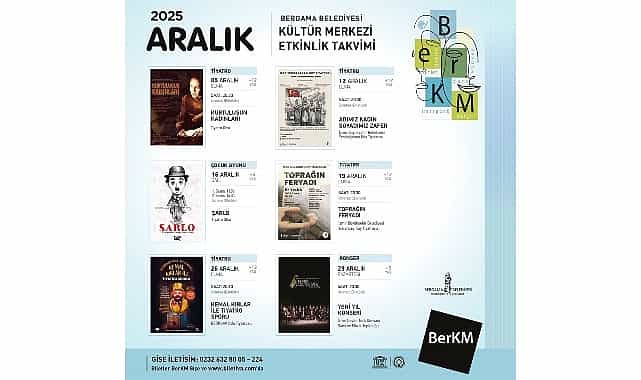 bergama belediyesi kultur merkezinde aralik ayi dopdolu gececek