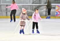 buyuksehir kulturpark ve bostanlida buz pisti kuruyor