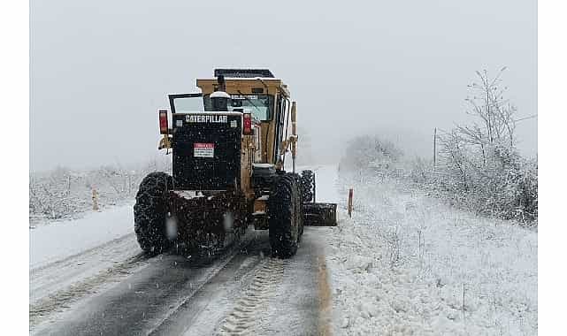canik belediyesinden karla etkin mucadele