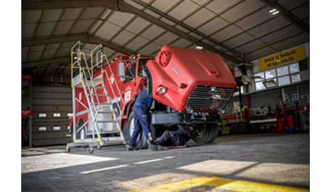 itfaiye araclarinin bakim ussu mekatronik atolyesi