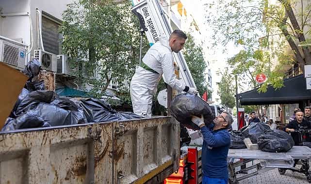 konak belediyesinden cop ev operasyonu 4 kamyon atik cikti