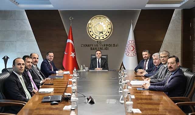 konya heyeti sanayi ve teknoloji bakani mehmet fatih kaciri ziyaret etti