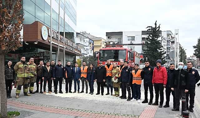 maskide yangin tatbikati