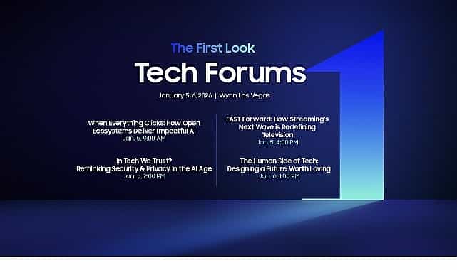 samsung ces 2026da teknoloji forumlari duzenleyecek