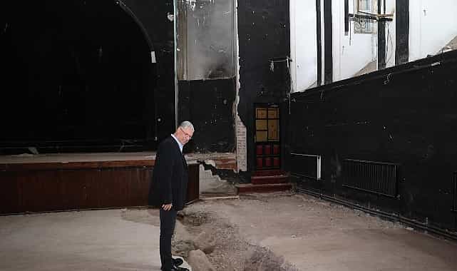 tarihi kultur merkezindeki restorasyon sona yaklasti