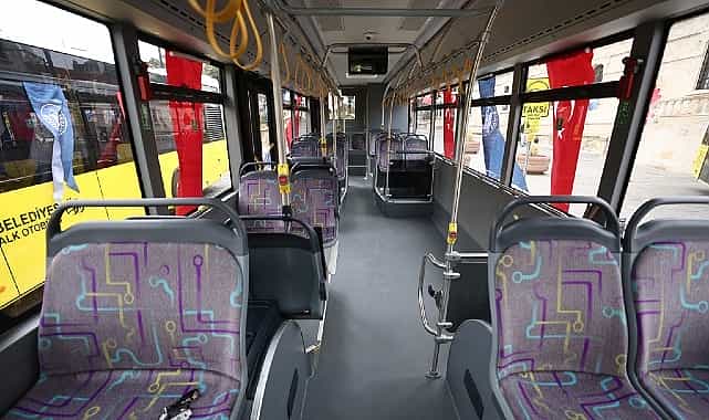 ulasim filosu gucleniyor 12 metrelik yeni otobusler hizmete girdi