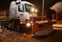 baskan sandikcidan yerinde takip canikte 7 24 karla mucadele