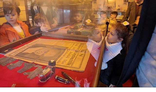 cocuklardan basin muzesine 10 ocak ziyareti