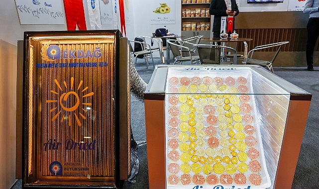 ekdagin kurutma tesisinde uretilen urunler fuarda tanitildi