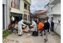 goruklede iki katli cop ev temizlendi