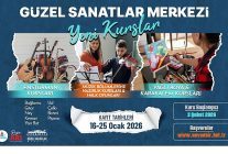 guzel sanatlar merkezinde yeni donem kurslari basliyor