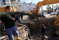 inonu caddesindeki ana boru arizasina izsudan hizli mudahale