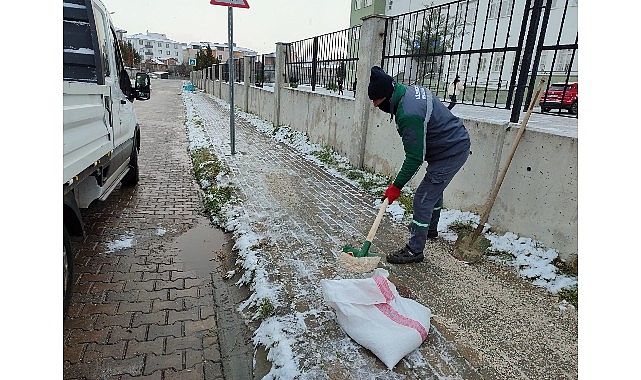 luleburgaz belediyesinden kar mesaisif